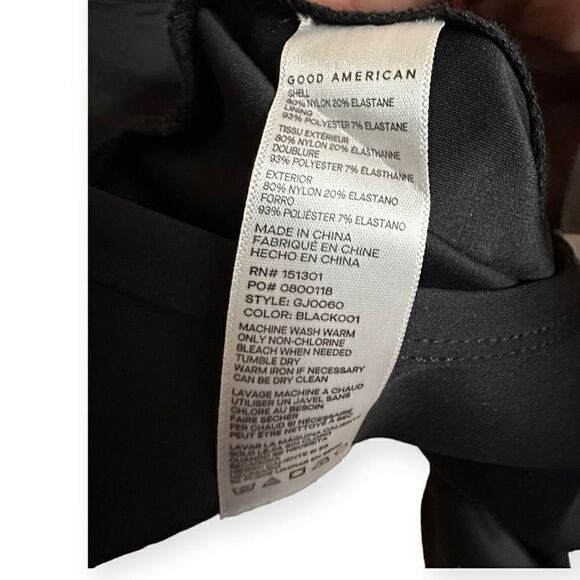 Good American black body suit size 5 or us size 2xl new with tags nylon/elastic/ - Picture 6 of 8